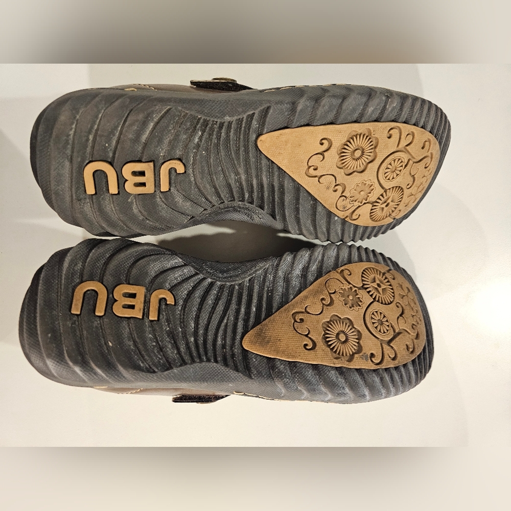 Jbu Womans Blakely Memory Foam Size 9m Brown Slip… - image 4